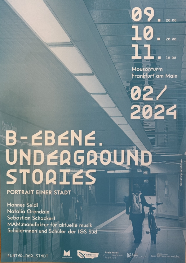 B-Ebene Underground Stories - ein Veranstaltungstipp